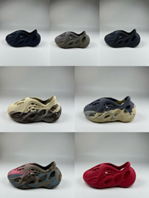 Adidas originals Yeezy Foam Runner Oil Painting MX Cream Clay Children's Hole Sandals-4187