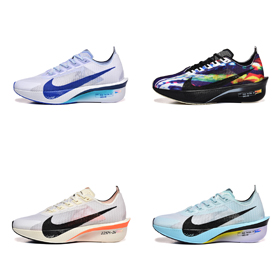 Nike VAPORFLY 4 comfortable and versatile low-top racing marathon long-distance running shoes for men and women-2673